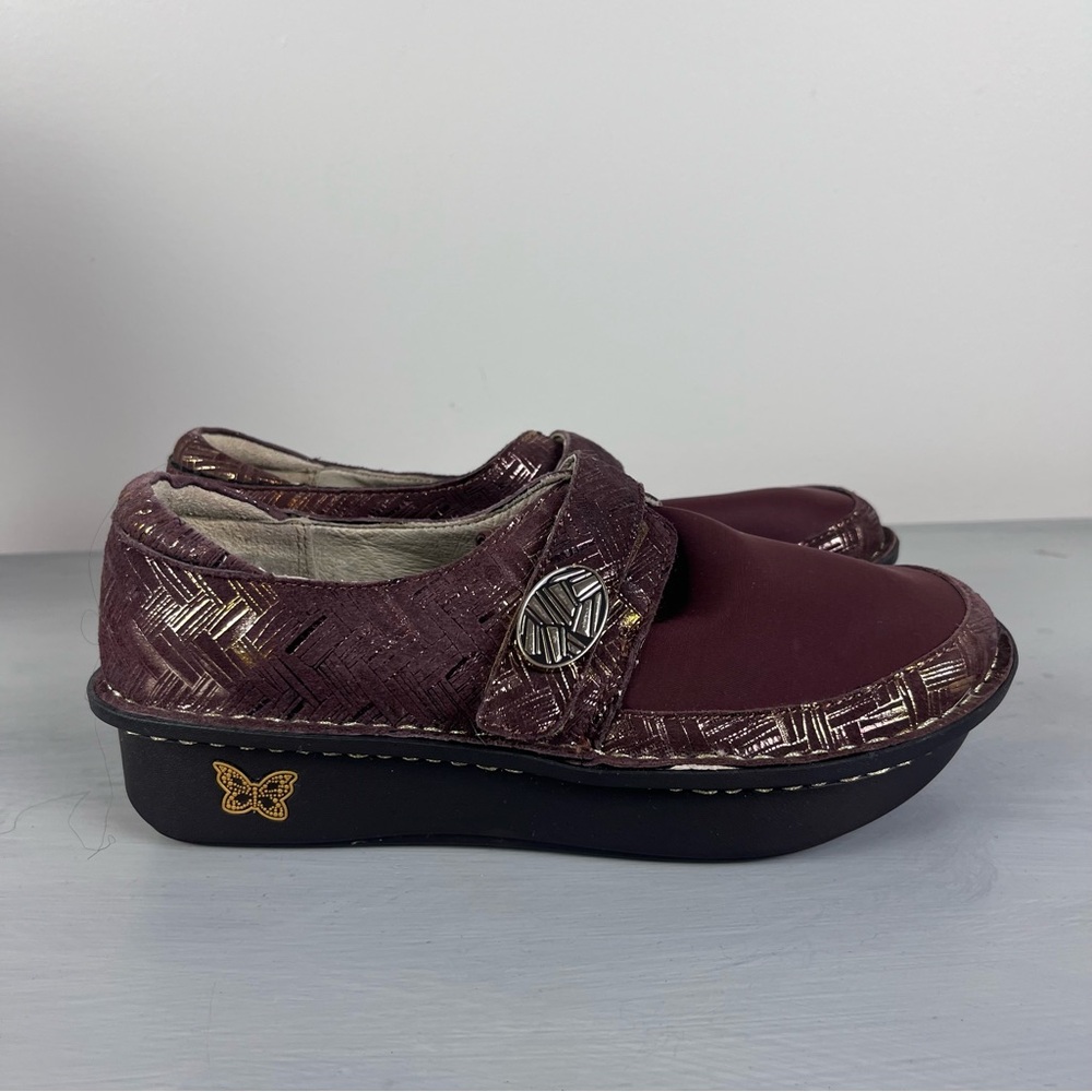 Alegria Dena PG Dream Fit Slip-on Shoes Interlock Choco DEN-589 Size 36/6 Clog